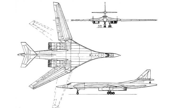TUPOLEV Tu-160 T160 3D view