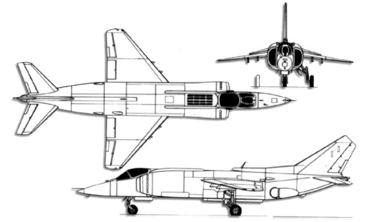 YAKOVLEV Yak-38 YK38 3D view
